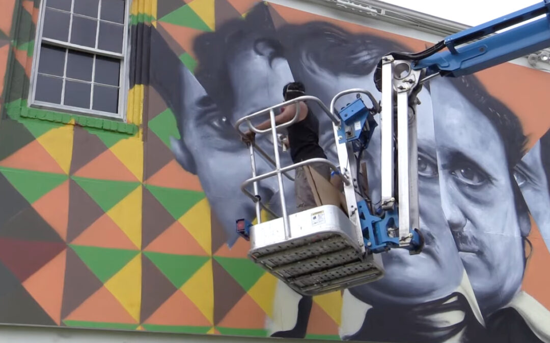 Edgar Allan Poe mural – Jahru